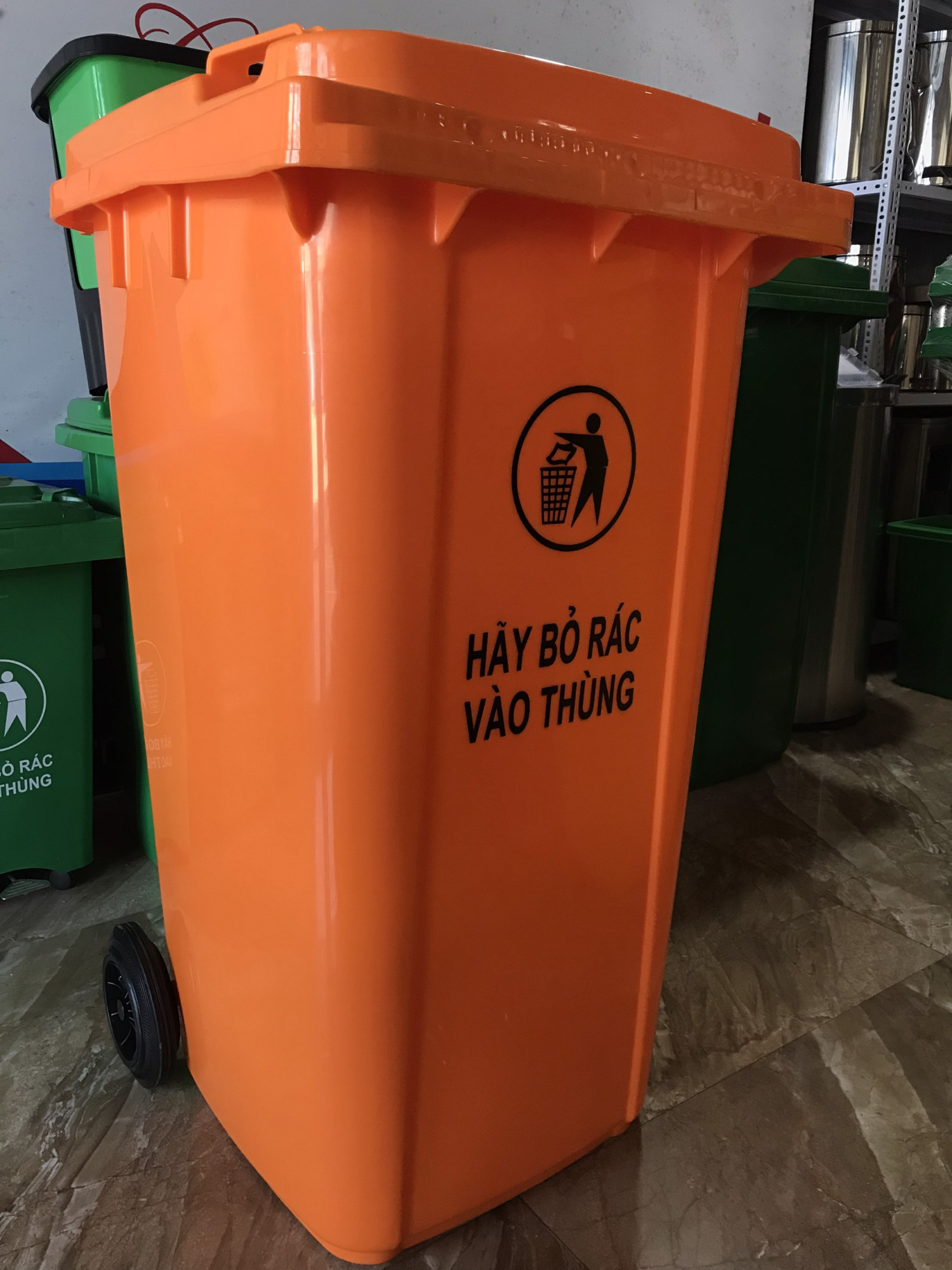 Thùng rác nhựa HDPE 240 lít