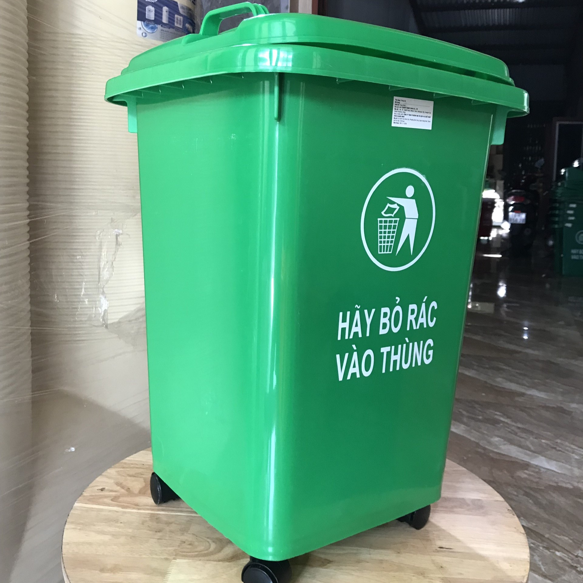 Thùng rác nhựa 60 lít